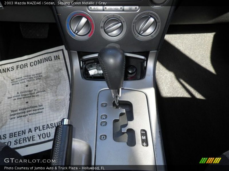 Sepang Green Metallic / Gray 2003 Mazda MAZDA6 i Sedan