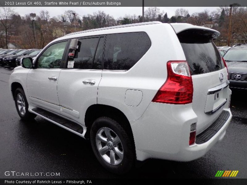Starfire White Pearl / Ecru/Auburn Bubinga 2013 Lexus GX 460