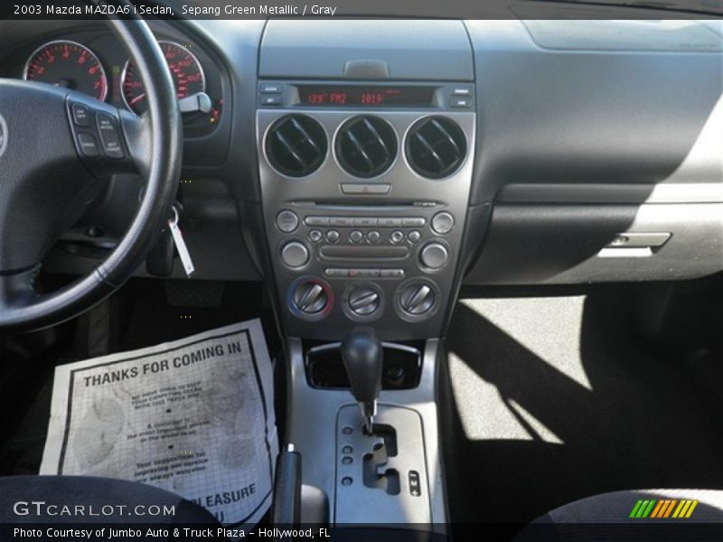 Sepang Green Metallic / Gray 2003 Mazda MAZDA6 i Sedan