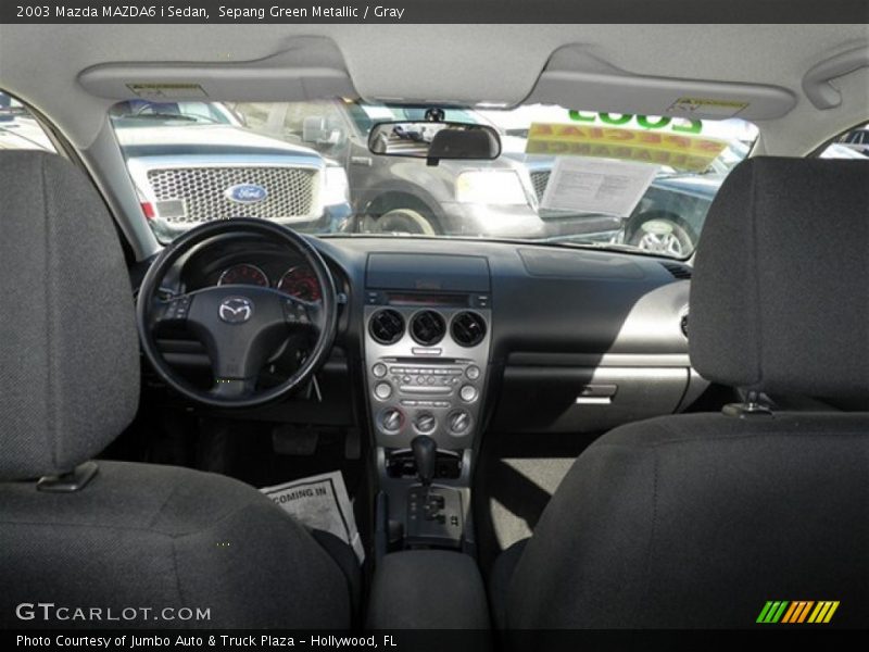 Sepang Green Metallic / Gray 2003 Mazda MAZDA6 i Sedan