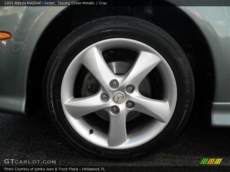 Sepang Green Metallic / Gray 2003 Mazda MAZDA6 i Sedan