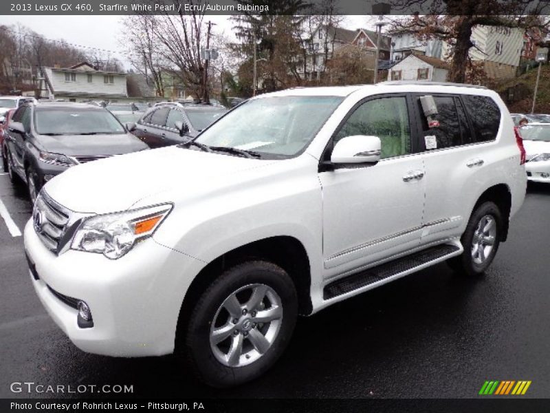 Starfire White Pearl / Ecru/Auburn Bubinga 2013 Lexus GX 460