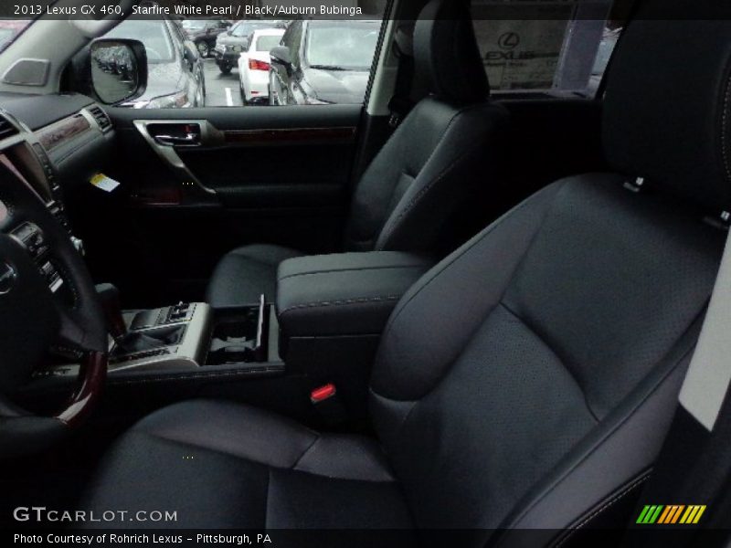 Starfire White Pearl / Black/Auburn Bubinga 2013 Lexus GX 460