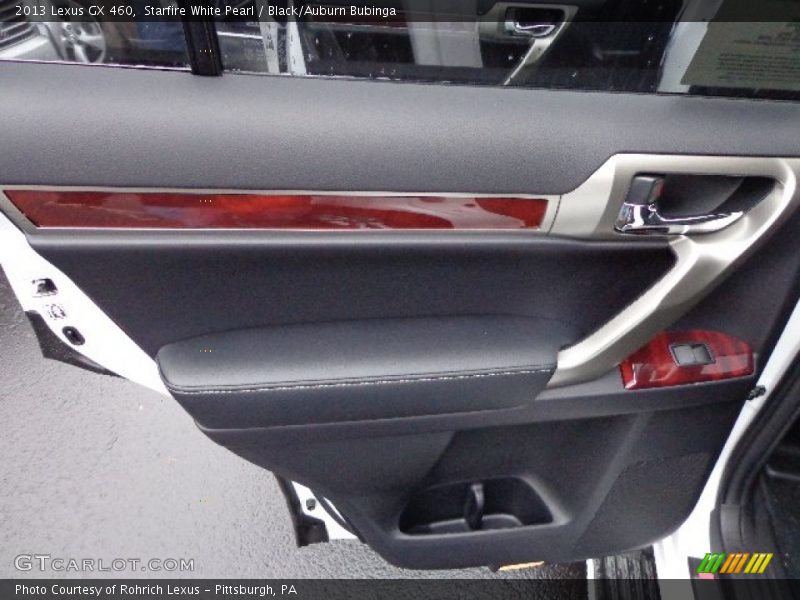 Starfire White Pearl / Black/Auburn Bubinga 2013 Lexus GX 460