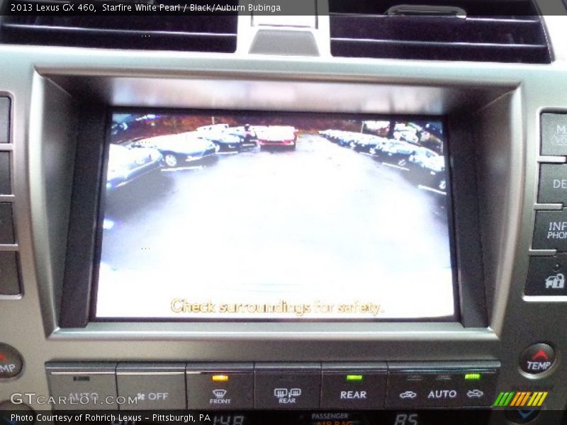 Starfire White Pearl / Black/Auburn Bubinga 2013 Lexus GX 460