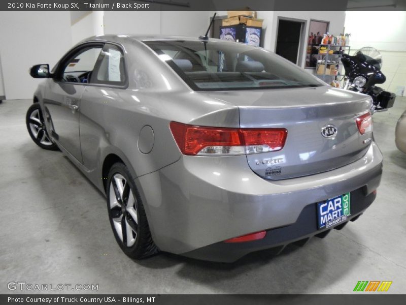 Titanium / Black Sport 2010 Kia Forte Koup SX