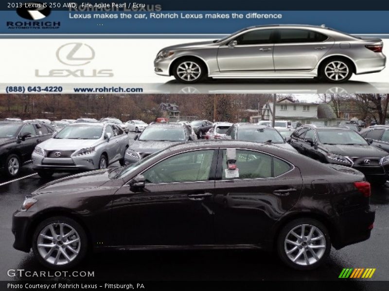 Fire Agate Pearl / Ecru 2013 Lexus IS 250 AWD