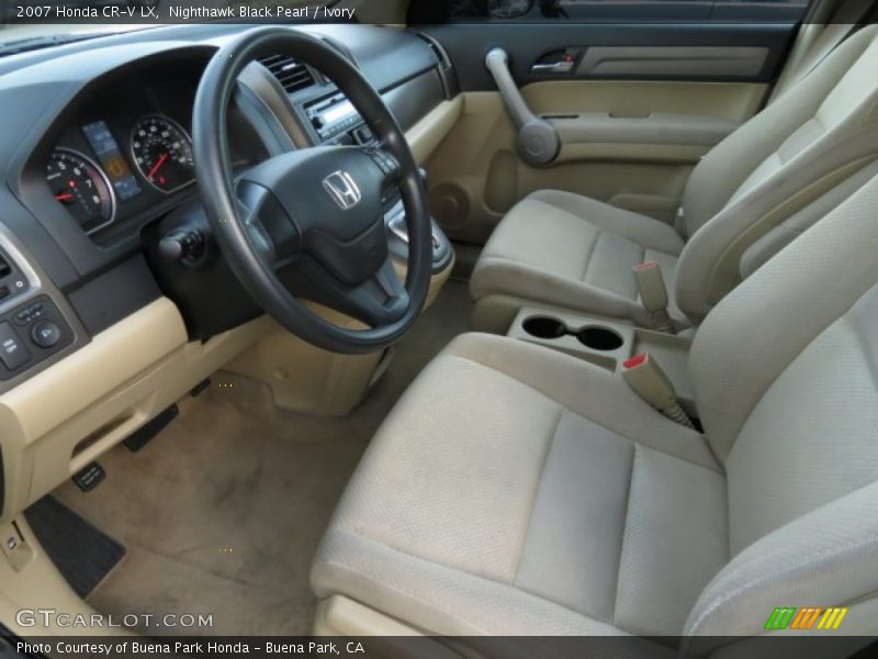 Nighthawk Black Pearl / Ivory 2007 Honda CR-V LX
