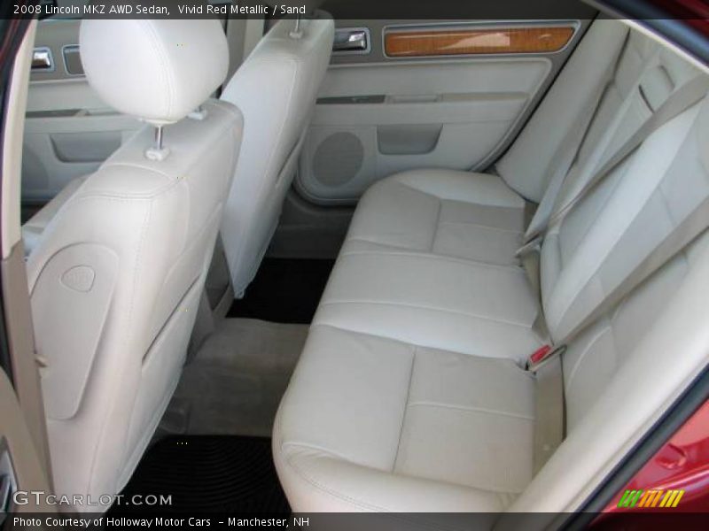 Vivid Red Metallic / Sand 2008 Lincoln MKZ AWD Sedan