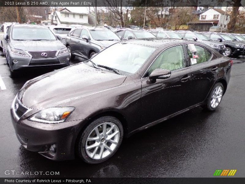 Fire Agate Pearl / Ecru 2013 Lexus IS 250 AWD