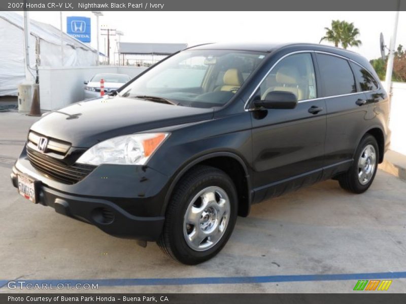 Nighthawk Black Pearl / Ivory 2007 Honda CR-V LX