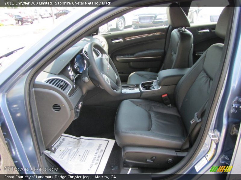 Sapphire Crystal Metallic / Black 2011 Chrysler 300 Limited