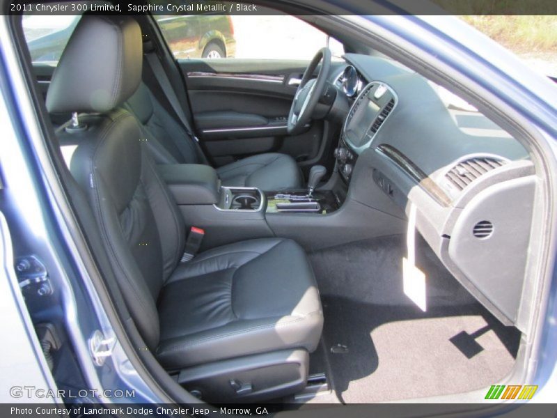 Sapphire Crystal Metallic / Black 2011 Chrysler 300 Limited