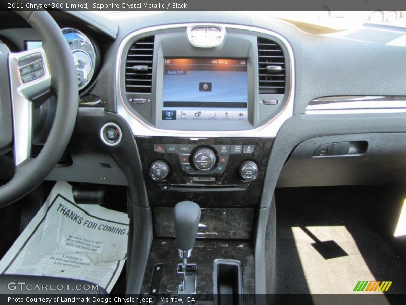 Sapphire Crystal Metallic / Black 2011 Chrysler 300 Limited