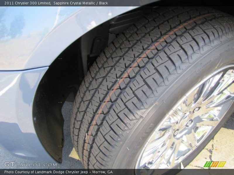 Sapphire Crystal Metallic / Black 2011 Chrysler 300 Limited