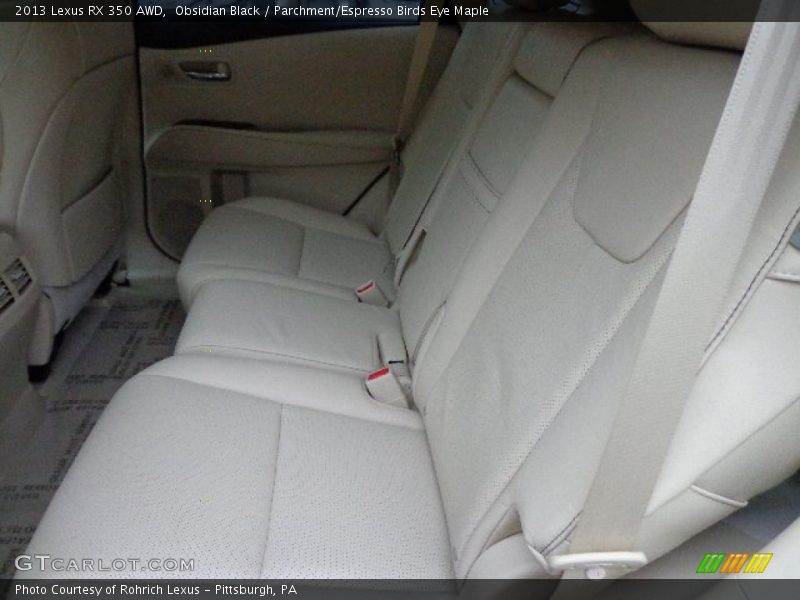 Obsidian Black / Parchment/Espresso Birds Eye Maple 2013 Lexus RX 350 AWD
