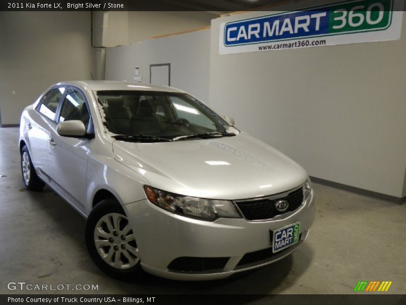 Bright Silver / Stone 2011 Kia Forte LX