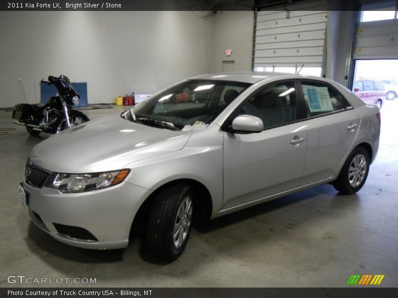 Bright Silver / Stone 2011 Kia Forte LX