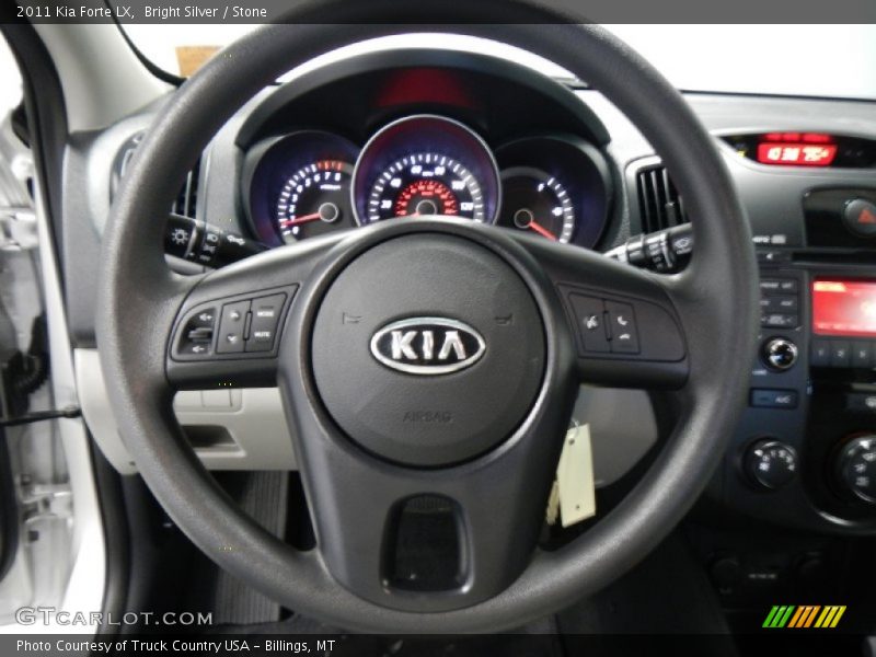 Bright Silver / Stone 2011 Kia Forte LX