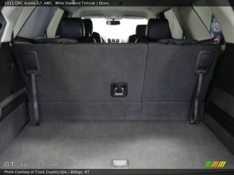 White Diamond Tintcoat / Ebony 2011 GMC Acadia SLT AWD