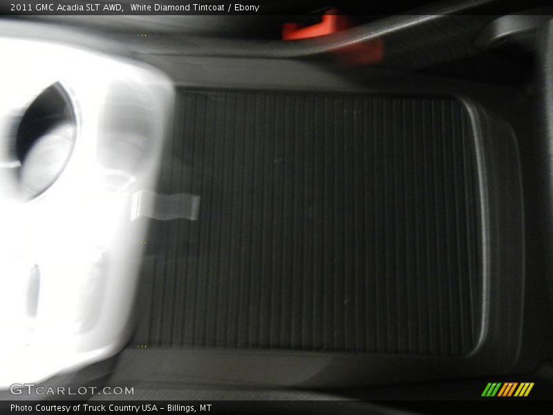 White Diamond Tintcoat / Ebony 2011 GMC Acadia SLT AWD