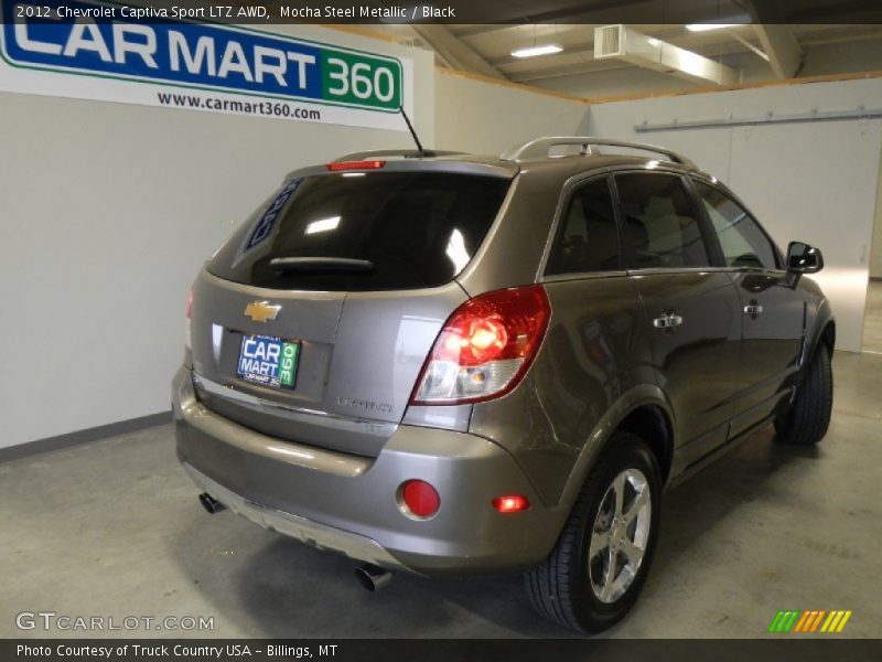 Mocha Steel Metallic / Black 2012 Chevrolet Captiva Sport LTZ AWD