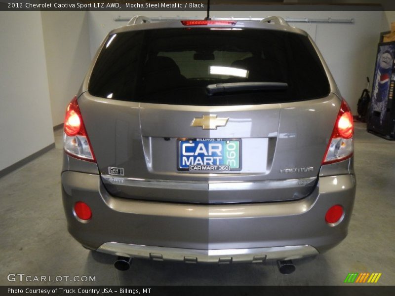 Mocha Steel Metallic / Black 2012 Chevrolet Captiva Sport LTZ AWD