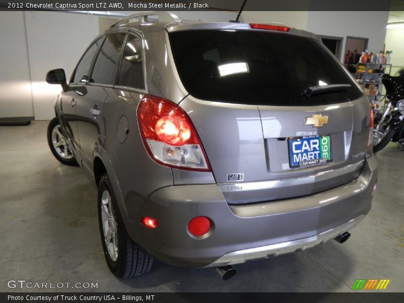 Mocha Steel Metallic / Black 2012 Chevrolet Captiva Sport LTZ AWD