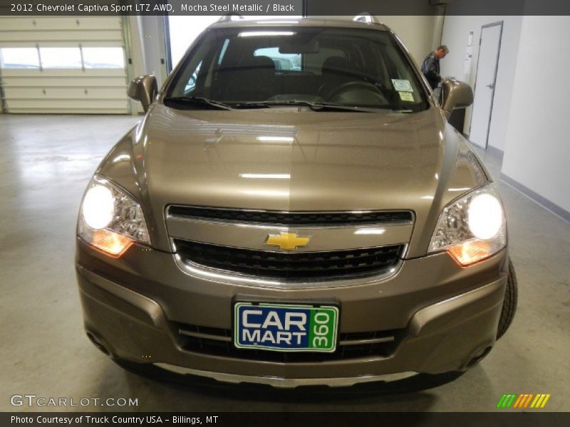 Mocha Steel Metallic / Black 2012 Chevrolet Captiva Sport LTZ AWD