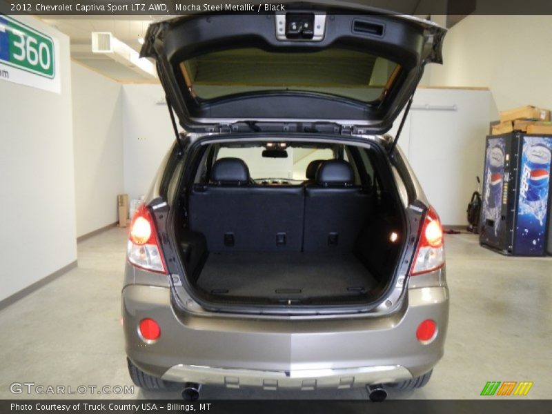 Mocha Steel Metallic / Black 2012 Chevrolet Captiva Sport LTZ AWD