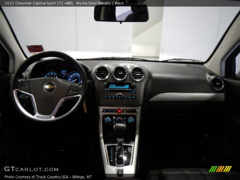 Mocha Steel Metallic / Black 2012 Chevrolet Captiva Sport LTZ AWD