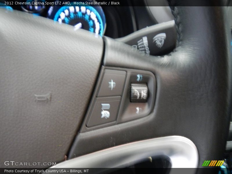 Mocha Steel Metallic / Black 2012 Chevrolet Captiva Sport LTZ AWD