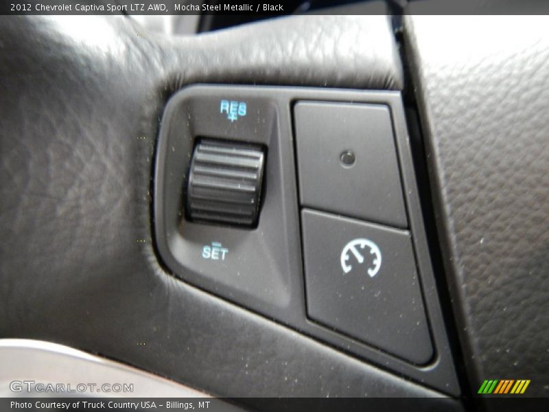 Mocha Steel Metallic / Black 2012 Chevrolet Captiva Sport LTZ AWD