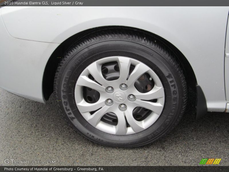 Liquid Silver / Gray 2010 Hyundai Elantra GLS