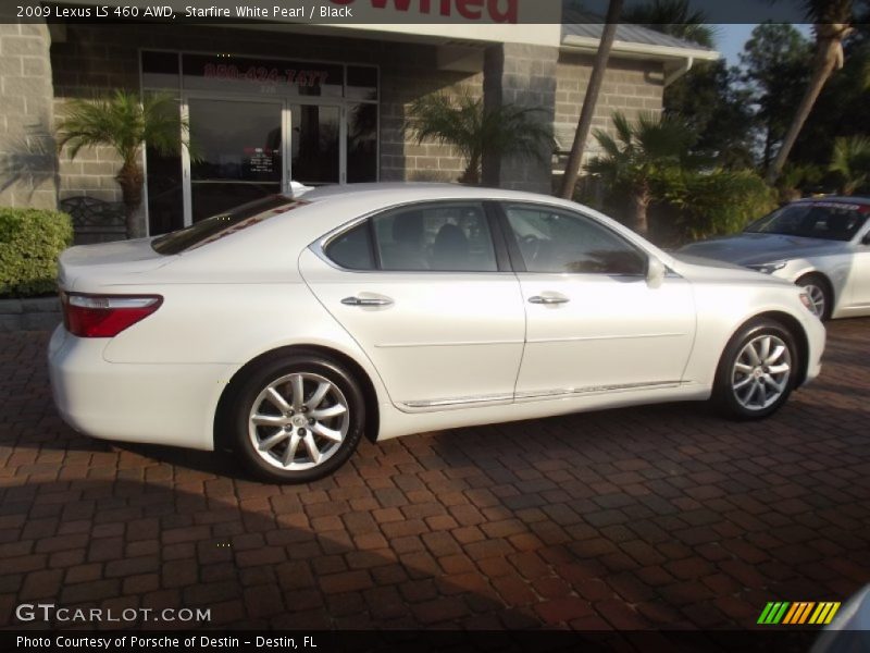 Starfire White Pearl / Black 2009 Lexus LS 460 AWD