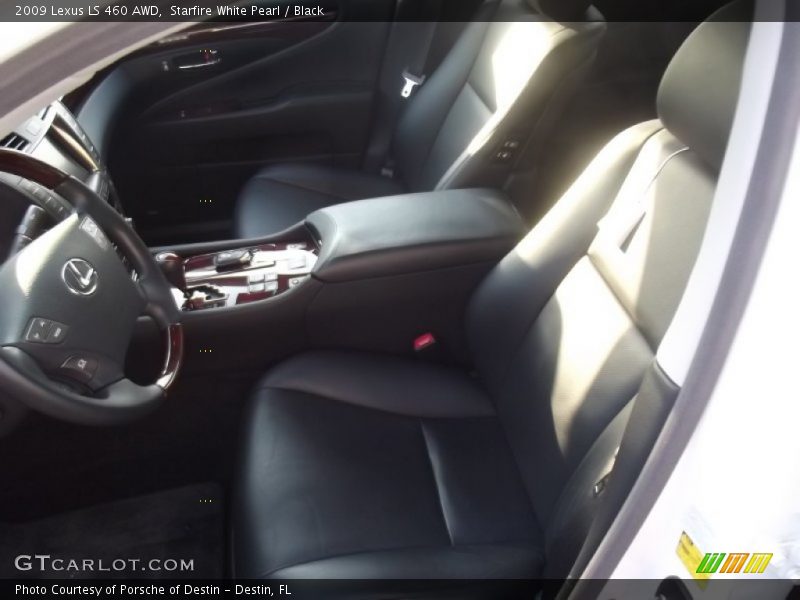 Starfire White Pearl / Black 2009 Lexus LS 460 AWD
