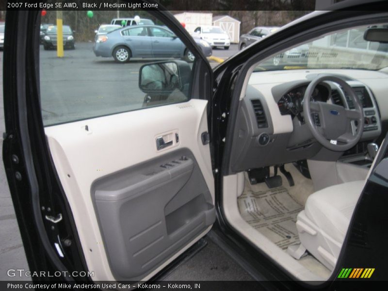 Black / Medium Light Stone 2007 Ford Edge SE AWD