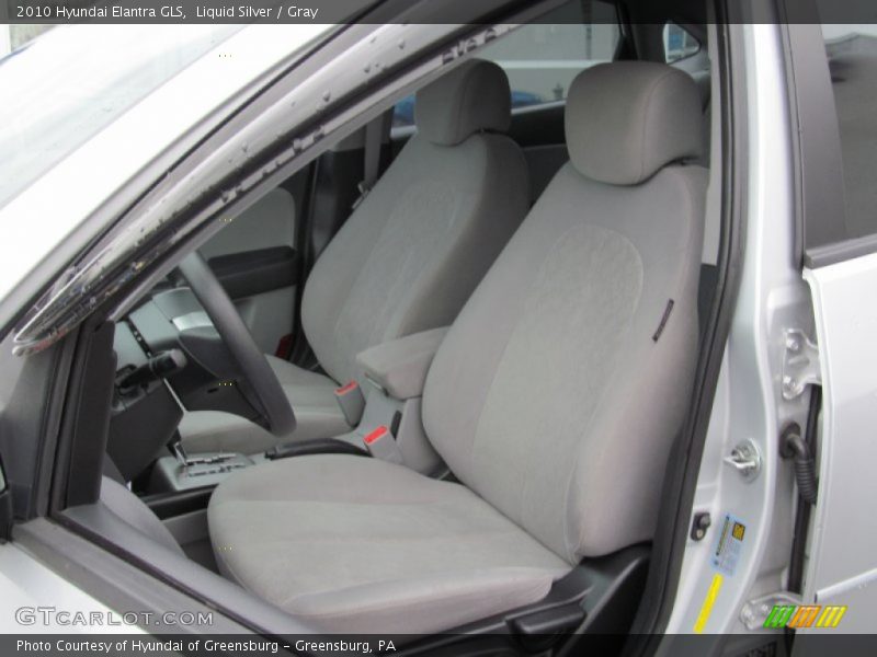 Liquid Silver / Gray 2010 Hyundai Elantra GLS