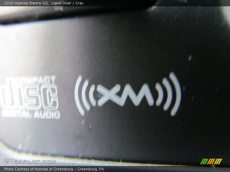 Liquid Silver / Gray 2010 Hyundai Elantra GLS
