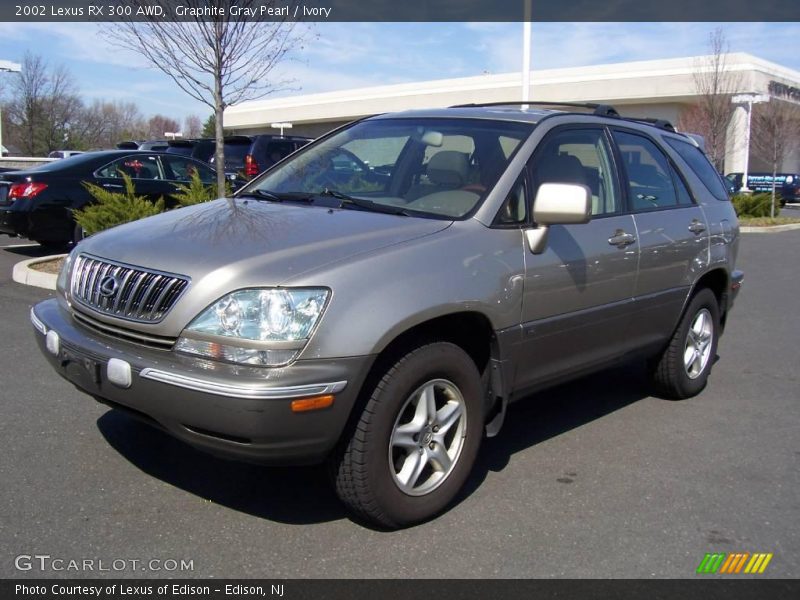 Graphite Gray Pearl / Ivory 2002 Lexus RX 300 AWD