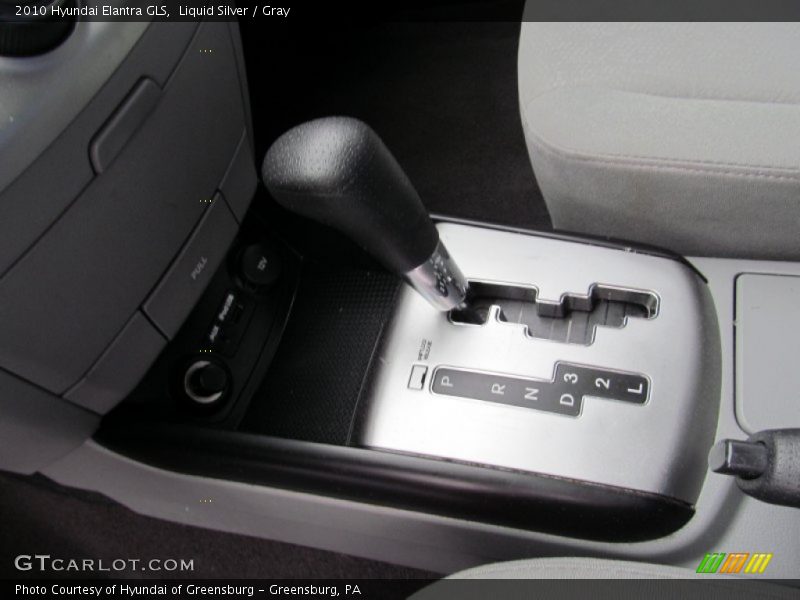 Liquid Silver / Gray 2010 Hyundai Elantra GLS