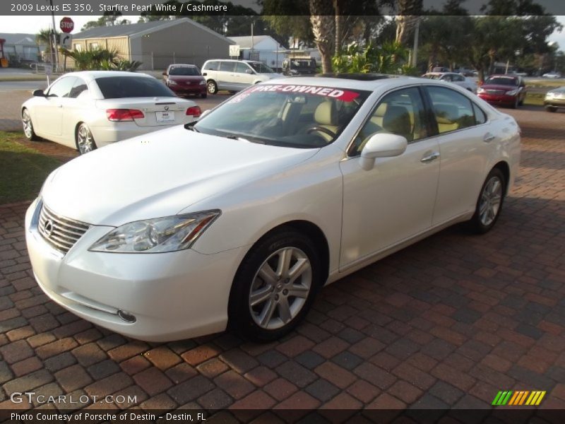 Starfire Pearl White / Cashmere 2009 Lexus ES 350