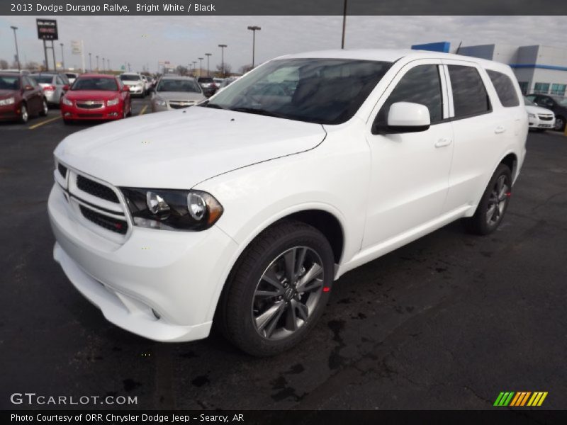 Bright White / Black 2013 Dodge Durango Rallye