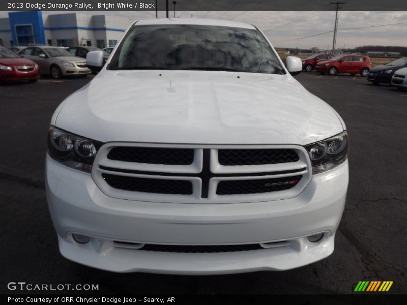 Bright White / Black 2013 Dodge Durango Rallye