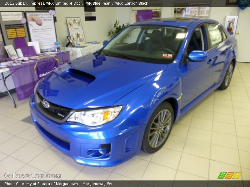 WR Blue Pearl / WRX Carbon Black 2013 Subaru Impreza WRX Limited 4 Door