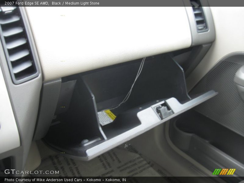 Black / Medium Light Stone 2007 Ford Edge SE AWD