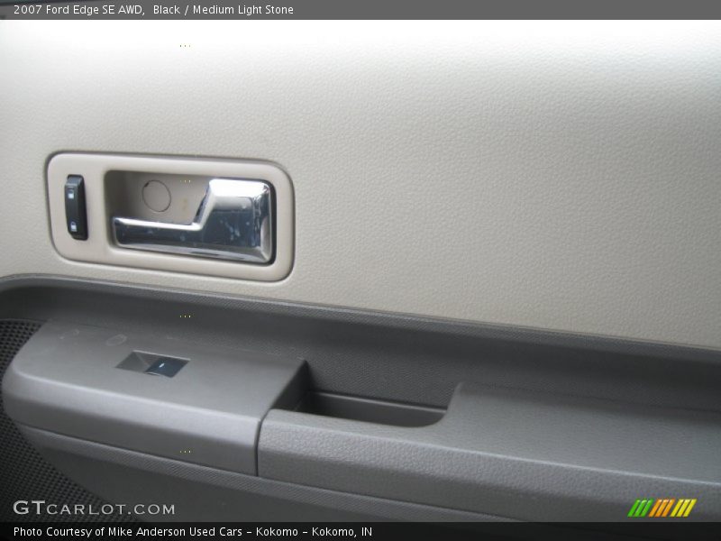 Black / Medium Light Stone 2007 Ford Edge SE AWD