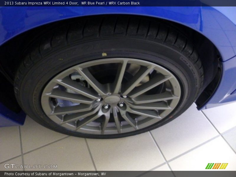 WR Blue Pearl / WRX Carbon Black 2013 Subaru Impreza WRX Limited 4 Door