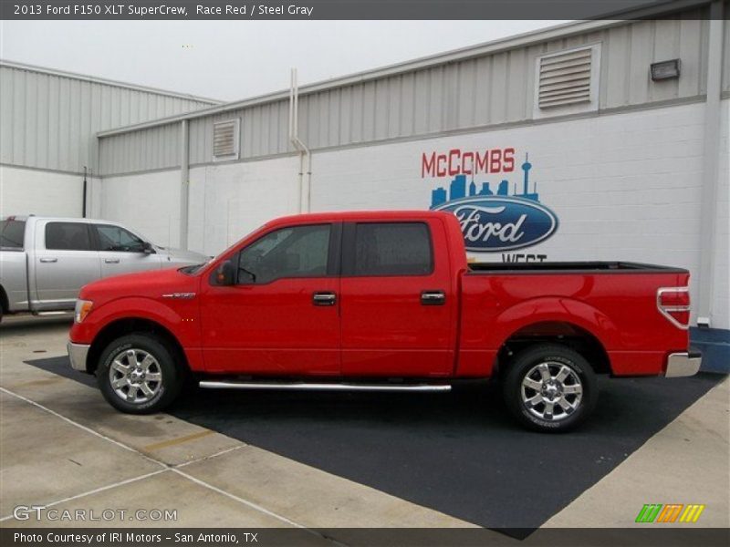 Race Red / Steel Gray 2013 Ford F150 XLT SuperCrew