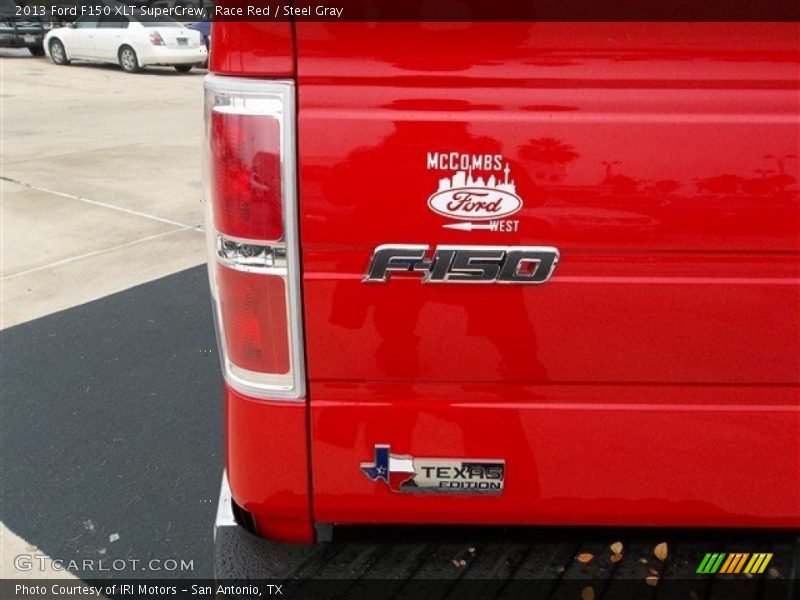 Race Red / Steel Gray 2013 Ford F150 XLT SuperCrew